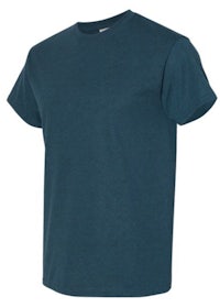 a men's blue t - shirt on a white background